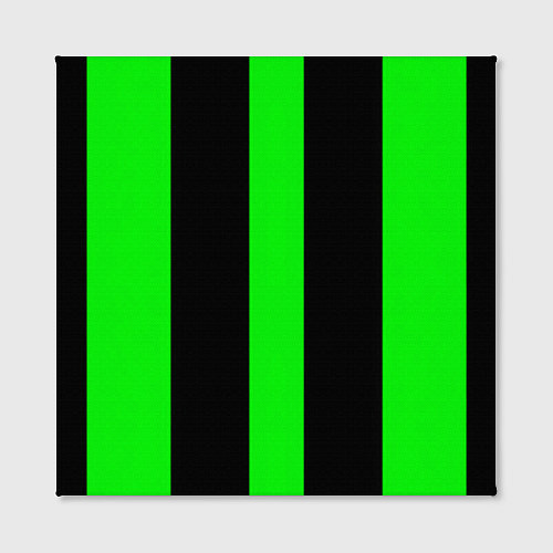 Картина квадратная Color green black lines / 3D-принт – фото 2