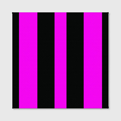 Картина квадратная Color black pink lines / 3D-принт – фото 2