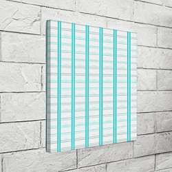 Холст квадратный Color white cage, цвет: 3D-принт — фото 2