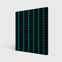 Картина квадратная Color blue dark stripe