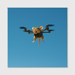 Холст квадратный Маусини Кводрокоптини мем, цвет: 3D-принт — фото 2