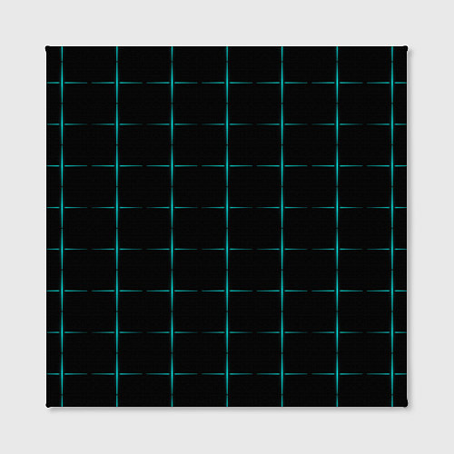 Картина квадратная Color black blue crosses / 3D-принт – фото 2