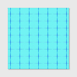 Холст квадратный Сolor blue line, цвет: 3D-принт — фото 2
