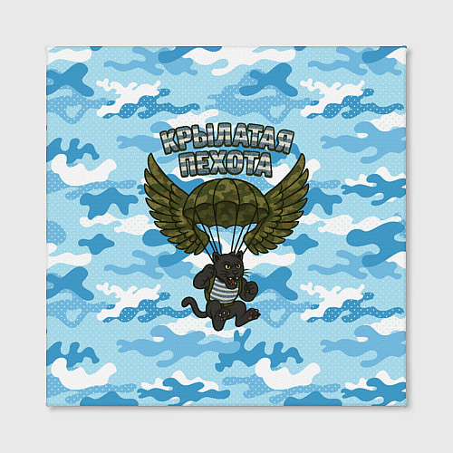 Картина квадратная Крылатая пехота - пантера / 3D-принт – фото 2