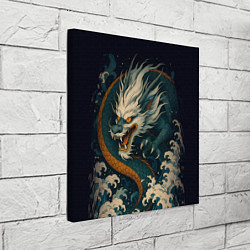 Холст квадратный Морской император - дракон, цвет: 3D-принт — фото 2