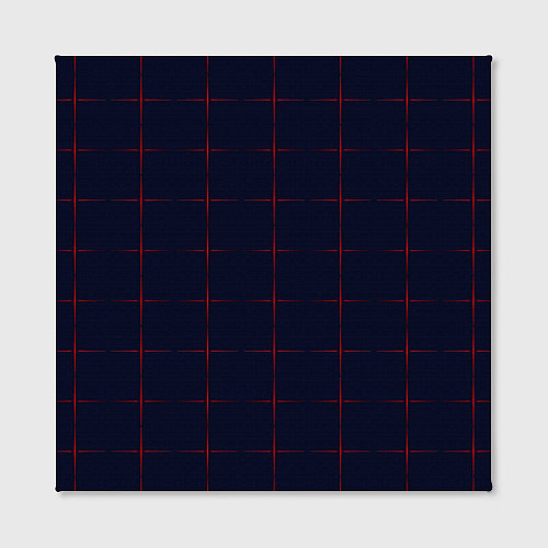 Картина квадратная Color dark blue red crosses / 3D-принт – фото 2