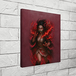 Холст квадратный Незуко Камадо реализм, цвет: 3D-принт — фото 2