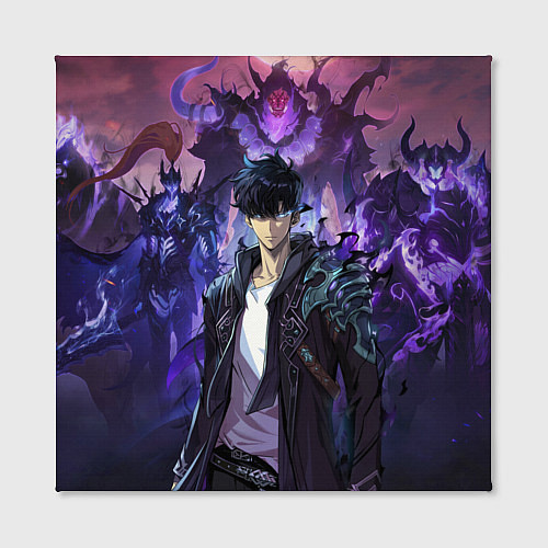 Картина квадратная Сон Джин Ву из Поднятия уровня в одиночку / 3D-принт – фото 2