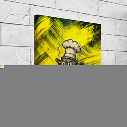 Холст квадратный Кастрюля - главный на кухне, цвет: 3D-принт — фото 2