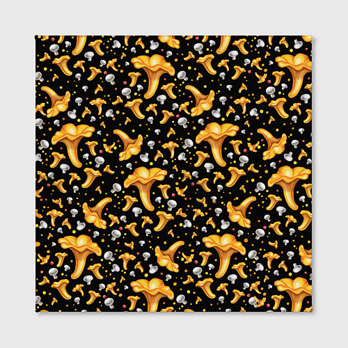 Картина квадратная Грибной дождик / 3D-принт – фото 2