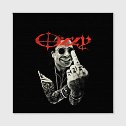 Холст квадратный Ozzy fuck, цвет: 3D-принт — фото 2