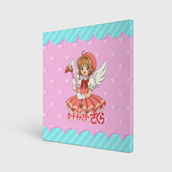 Холст квадратный Сакура Киномото, цвет: 3D-принт