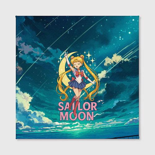 Картина квадратная Sailor Moon на фоне неба / 3D-принт – фото 2