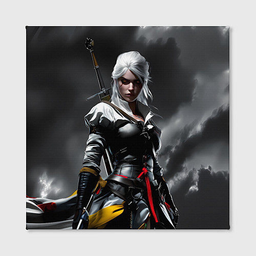 Картина квадратная Цири из Ведьмака / 3D-принт – фото 2