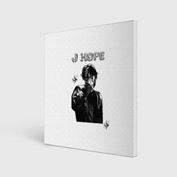 Холст квадратный J-Hope, цвет: 3D-принт