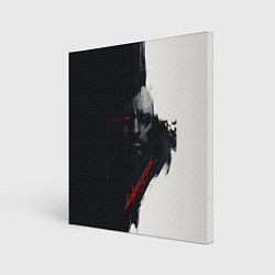 Холст квадратный Cyberpunk 2077, цвет: 3D-принт