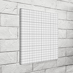 Холст квадратный Клеточка, цвет: 3D-принт — фото 2