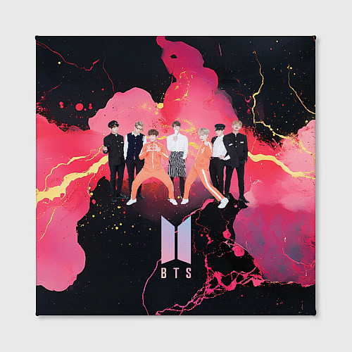 Картина квадратная BTS k-pop music / 3D-принт – фото 2