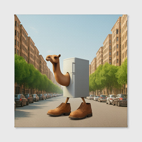 Картина квадратная Фриго Камело мем / 3D-принт – фото 2