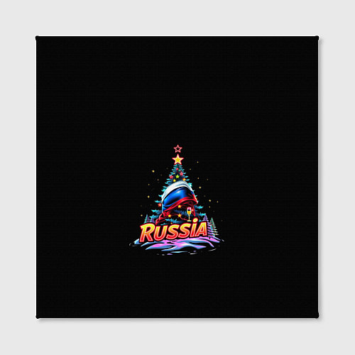 Картина квадратная Ёлка компания / 3D-принт – фото 2