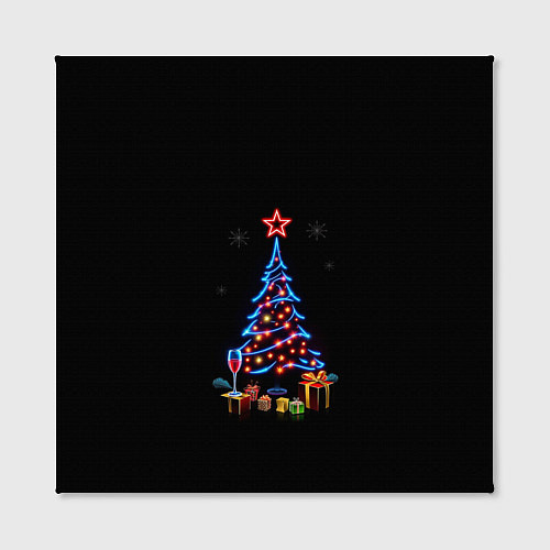 Картина квадратная New year / 3D-принт – фото 2