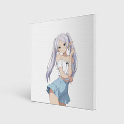 Холст квадратный Elf Frieren, цвет: 3D-принт