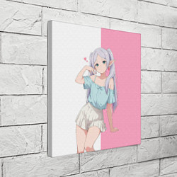 Холст квадратный Frieren the sorceress, цвет: 3D-принт — фото 2