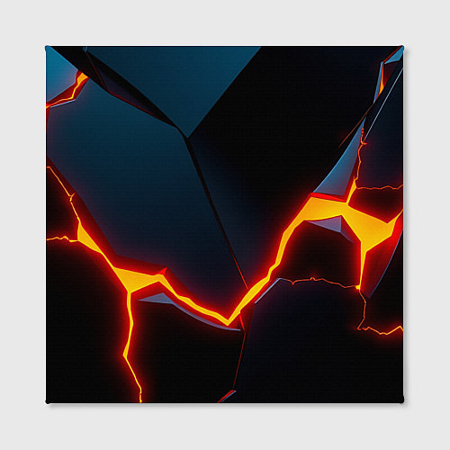 Картина квадратная Breaking block / 3D-принт – фото 2