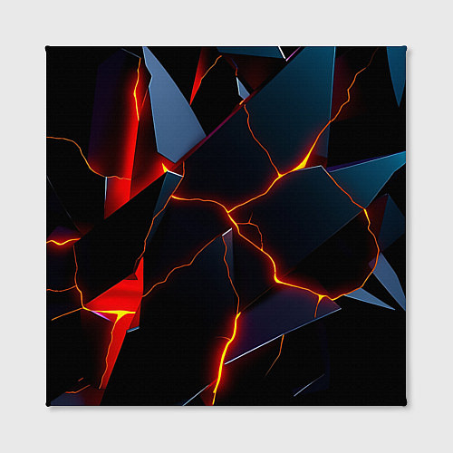 Картина квадратная Plate fracturing / 3D-принт – фото 2