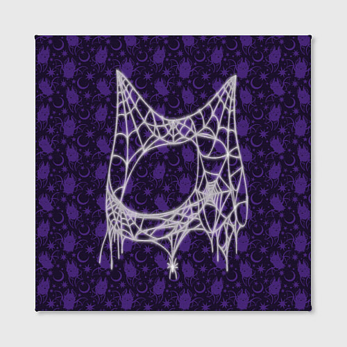 Картина квадратная Хэллоуин - Паутина / 3D-принт – фото 2