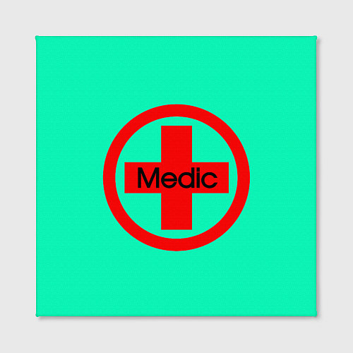 Картина квадратная Medic / 3D-принт – фото 2