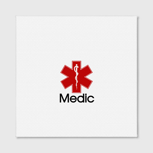 Картина квадратная Медик / 3D-принт – фото 2