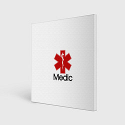 Холст квадратный Медик, цвет: 3D-принт
