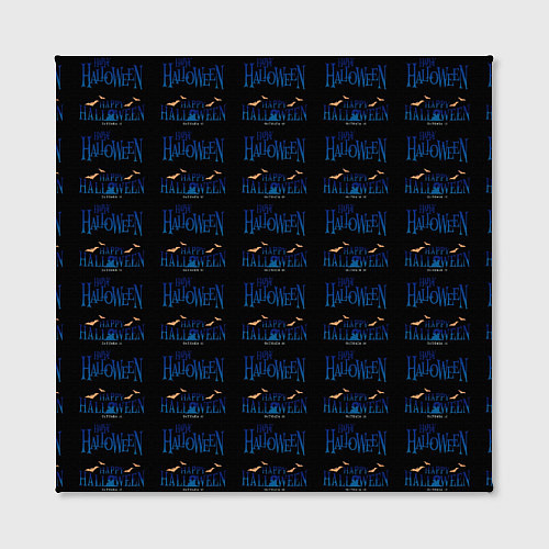 Картина квадратная Happy halloween pattern / 3D-принт – фото 2