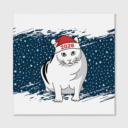 Картина квадратная Кот Бендер - 2026 / 3D-принт – фото 2