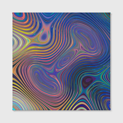Картина квадратная Абстрактная рябь / 3D-принт – фото 2