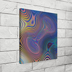 Холст квадратный Абстрактная рябь, цвет: 3D-принт — фото 2
