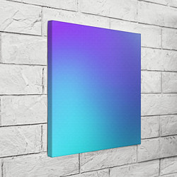 Холст квадратный Color multi-colored gradient, цвет: 3D-принт — фото 2