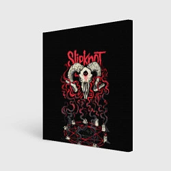 Холст квадратный Slipknot, цвет: 3D-принт