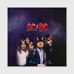 Холст квадратный AC/DC, цвет: 3D-принт — фото 2