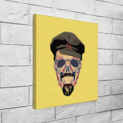 Холст квадратный Череп Ленина, цвет: 3D-принт — фото 2