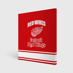 Холст квадратный Detroit red wings, цвет: 3D-принт