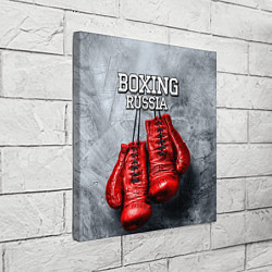 Холст квадратный Boxing Russia, цвет: 3D-принт — фото 2