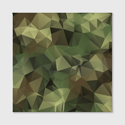 Картина квадратная Полигональный камуфляж / 3D-принт – фото 2