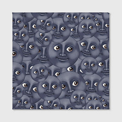Холст квадратный Эмодзи, цвет: 3D-принт — фото 2
