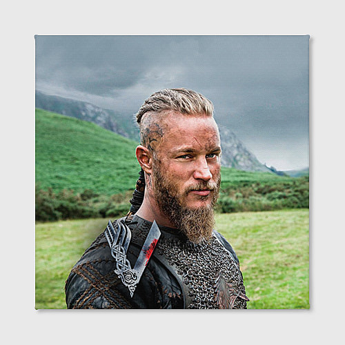 Картина квадратная Рагнар Лодброк / 3D-принт – фото 2