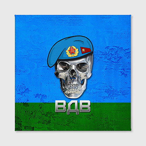 Картина квадратная Череп: ВДВ / 3D-принт – фото 2