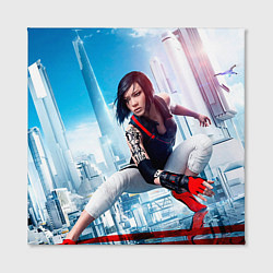 Холст квадратный Mirror`s edge, цвет: 3D-принт — фото 2