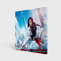 Холст квадратный Mirror`s edge, цвет: 3D-принт