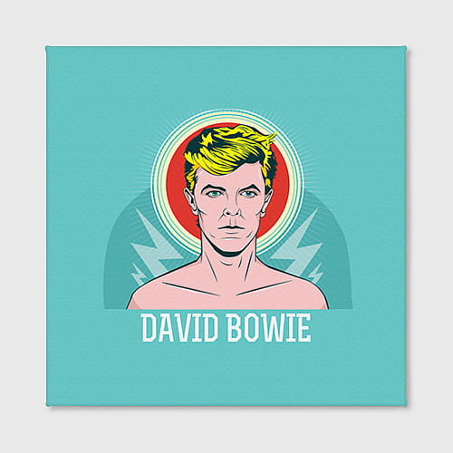 Картина квадратная David Bowie: pop-art / 3D-принт – фото 2